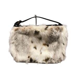 Fendi vintage 2000's Rabbit Fur Baguette Bag